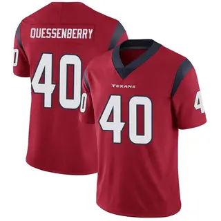 Houston Texans Youth Paul Quessenberry Limited Alternate Vapor Untouchable Jersey - Red