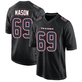 Houston Texans Youth Shaq Mason Game Fashion Jersey - Black