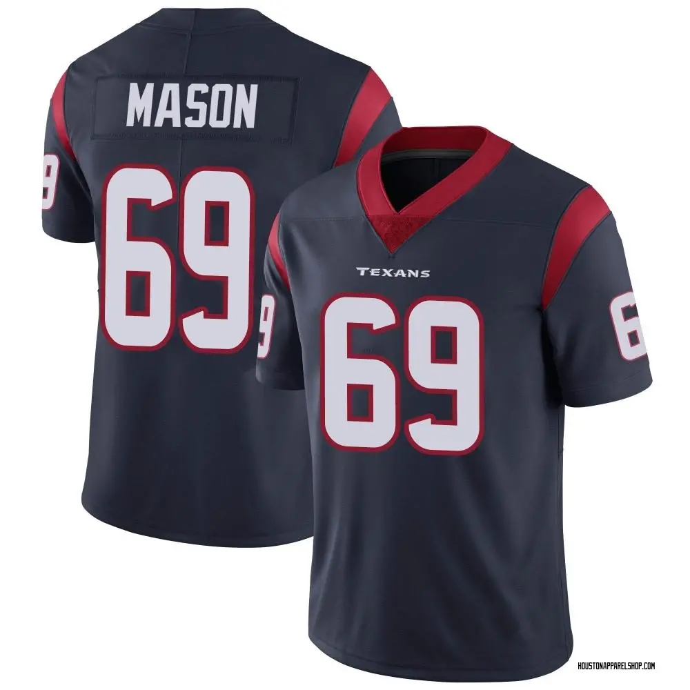 Houston Texans Youth Shaq Mason Limited Team Color Vapor Untouchable Jersey - Navy Blue