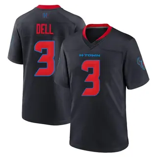 Houston Texans Youth Tank Dell Game 2nd Alternate Jersey - Navy