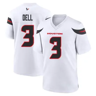Houston Texans Youth Tank Dell Game Jersey - White