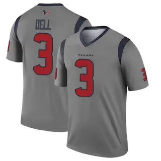 Houston Texans Youth Tank Dell Legend Inverted Jersey - Gray