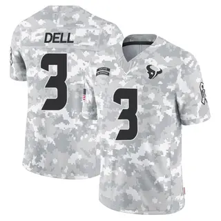 Houston Texans Youth Tank Dell Limited 2024 Salute to Service Jersey - Arctic Camo