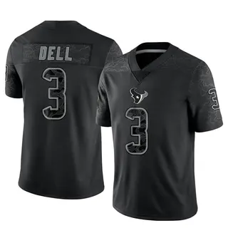 Houston Texans Youth Tank Dell Limited Reflective Jersey - Black