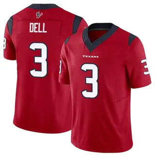 Houston Texans Youth Tank Dell Limited Vapor F.U.S.E. Jersey - Red