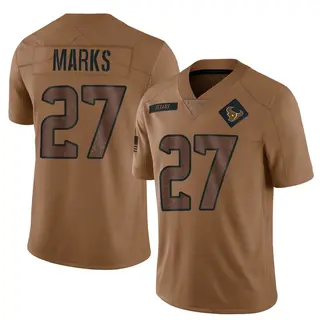 Houston Texans Youth Woody Marks Limited 2023 Salute To Service Jersey - Brown
