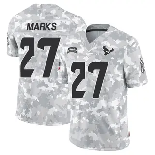 Houston Texans Youth Woody Marks Limited 2024 Salute to Service Jersey - Arctic Camo